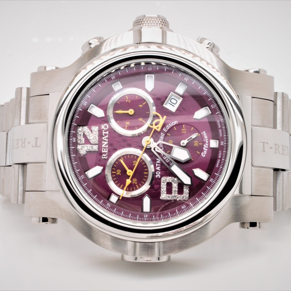 Renato Limited Edition Diamond T-Rex Hybrid Watch